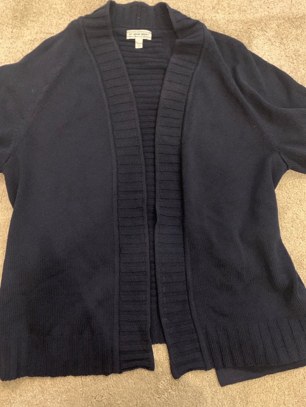 Dark Navy St John Cardigan